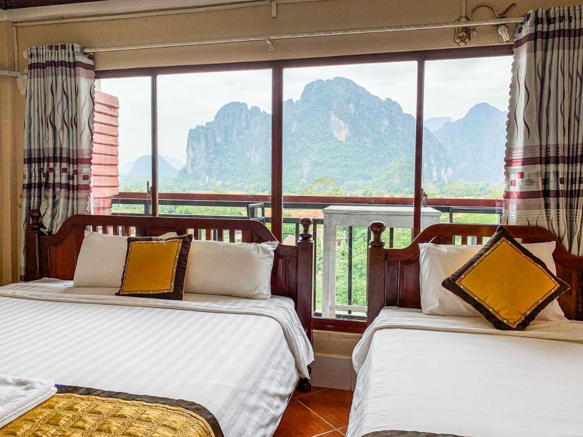 Bountang Mountain View Riverside Hotel 万荣 外观 照片