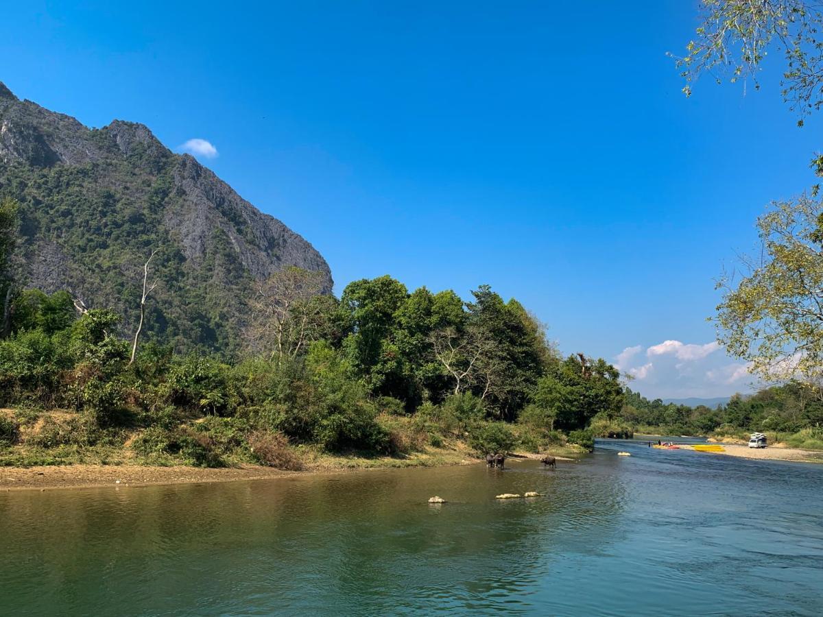 Bountang Mountain View Riverside Hotel 万荣 外观 照片