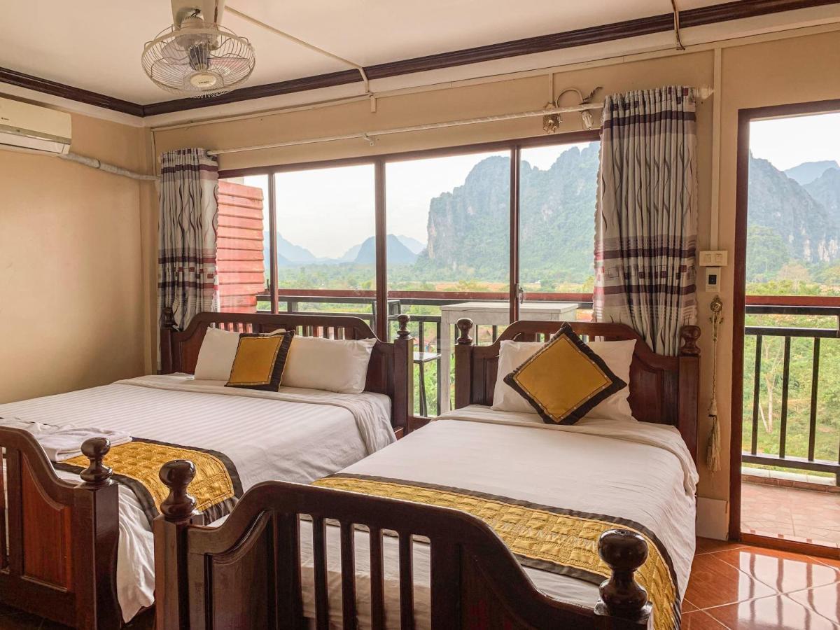 Bountang Mountain View Riverside Hotel 万荣 外观 照片